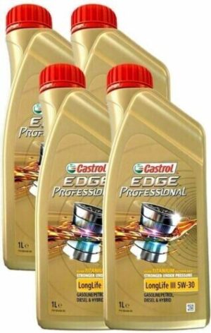 CASTROL EDGE PROFESSIONAL 5W30 LONG LIFE III VW 504 507 OLIO MOTORE 4 LITRI