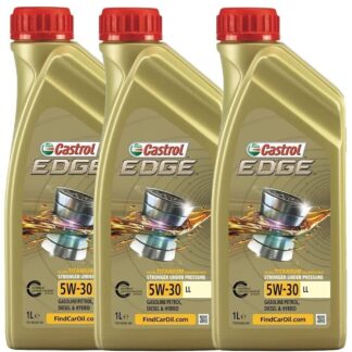 OLIO MOTORE AUTO CASTROL EDGE TITANIUM FST 5W30 LL -3 LT LITRI